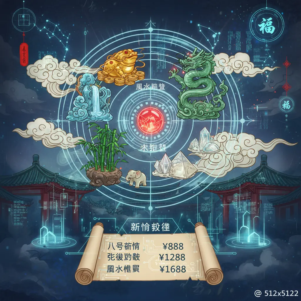 算命收費 - 風水擺設