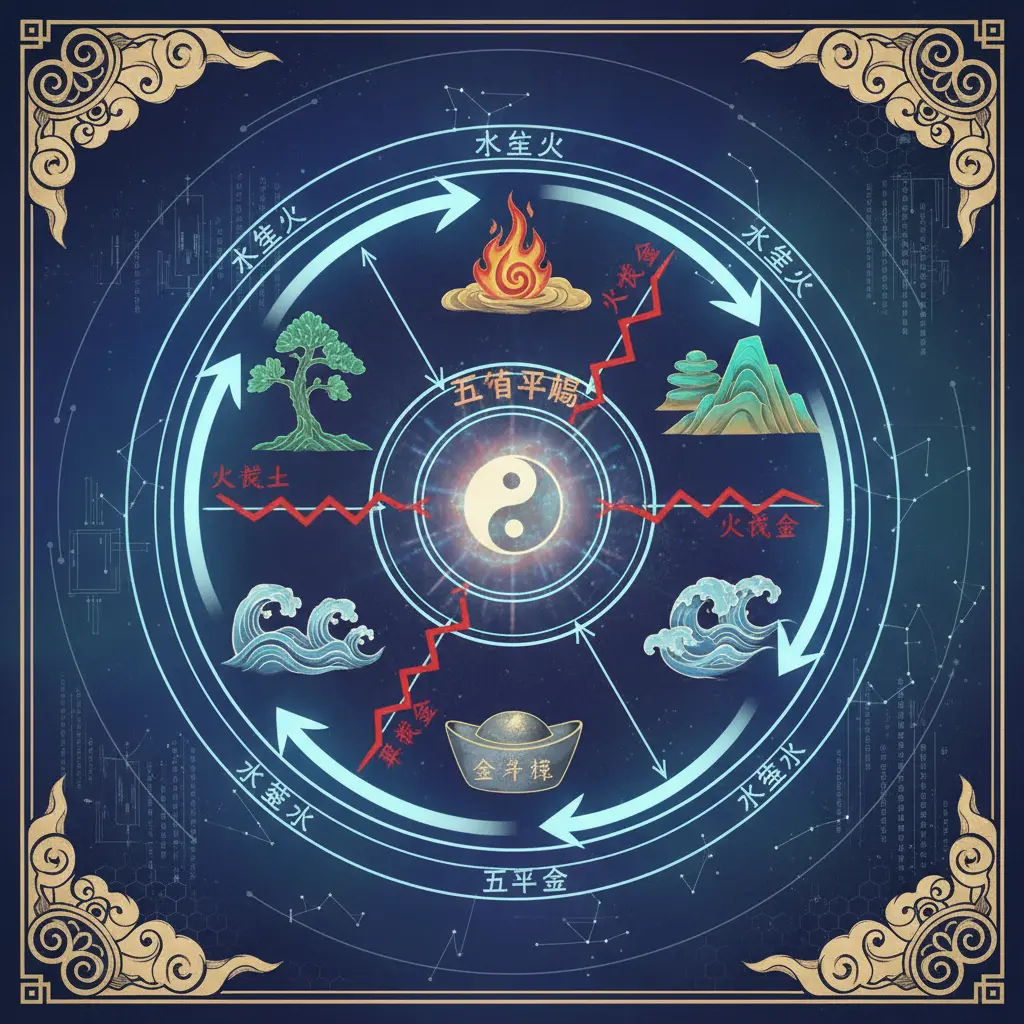 五行平衡 - 五行生剋