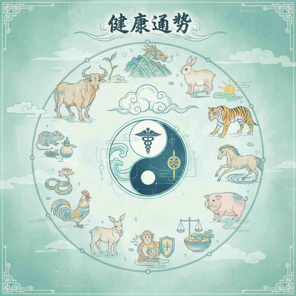 健康運勢 - 十二生肖