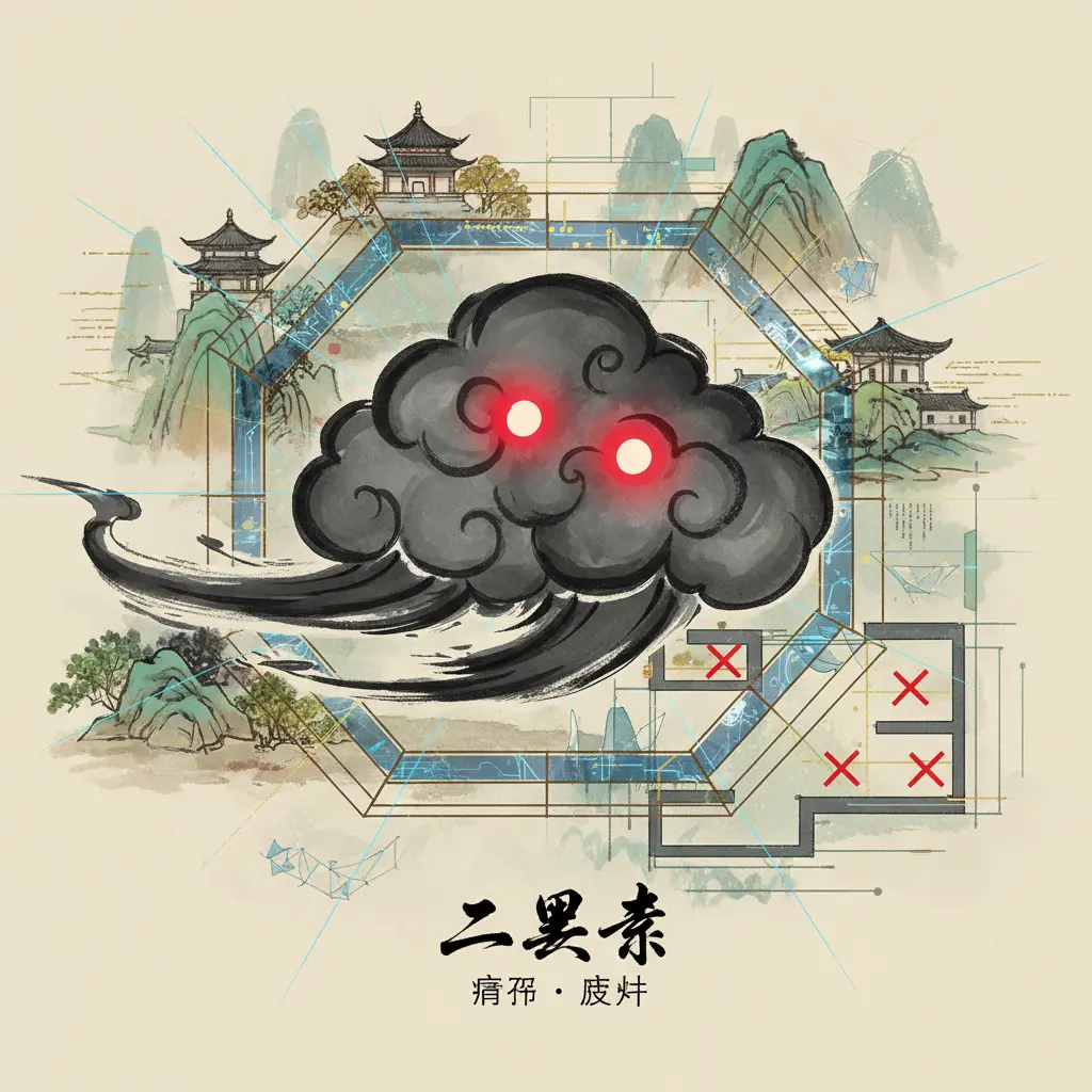 風水佈局 - 二黑星