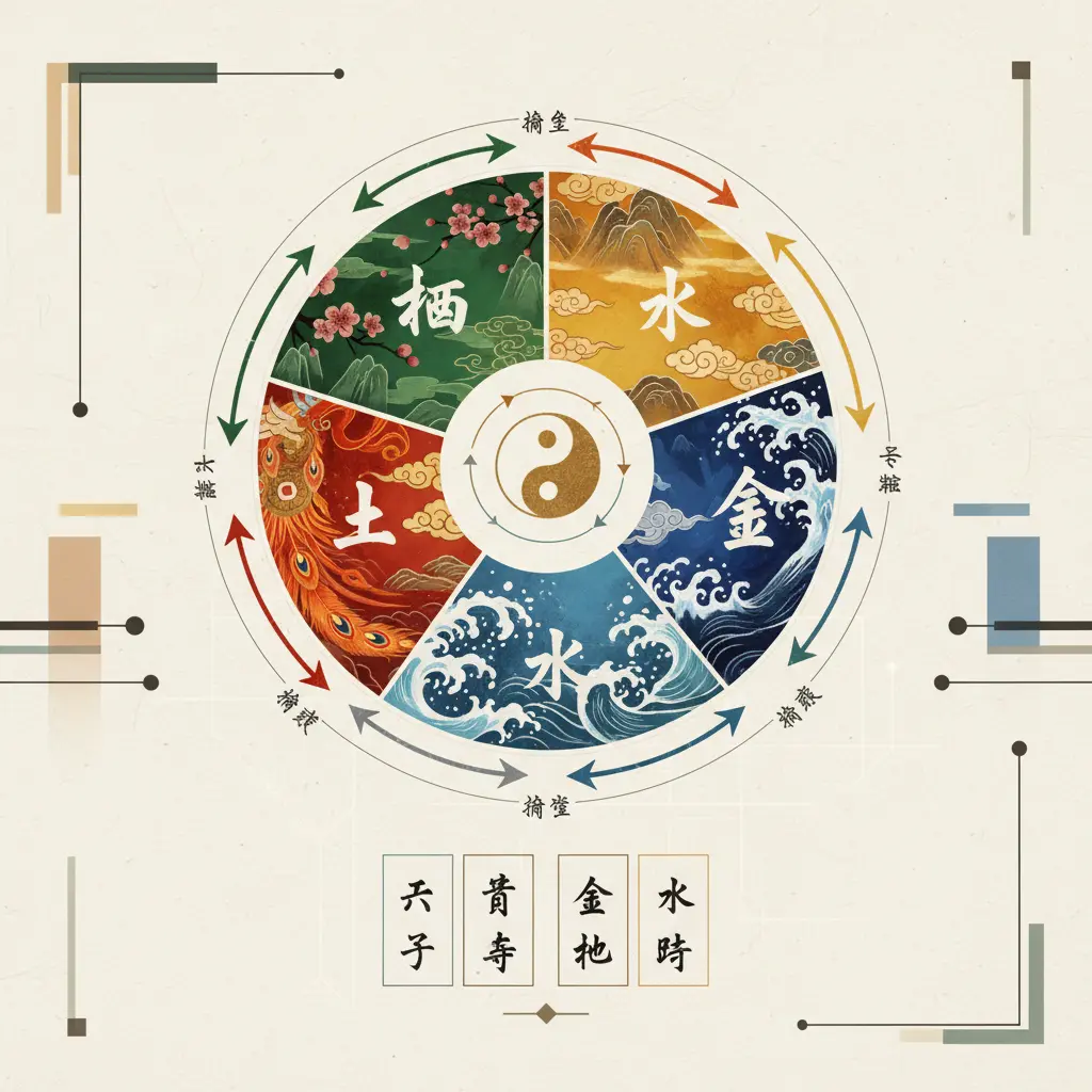 八字命理 - 五行結構