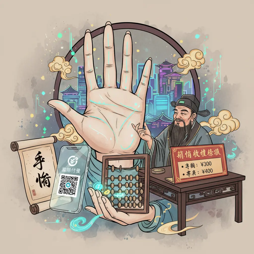 算命收費 - 手相學